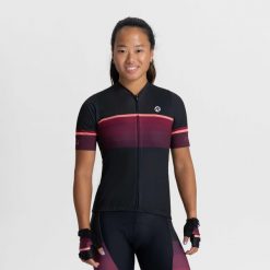 Koszulka rowerowa damska Rogelli Impress II. Brązowe koszulki damskie Rogelli, xl, bez wzorów, bez kołnierzyka, bez ramiączek. Za 344.99 zł.