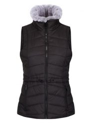 Regatta Kamizelka pikowana "Walless" w kolorze czarnym rozmiar: 38. Czarne kamizelki damskie Regatta, bez wzorów, z puchu, bez kaptura. Za 119.68 zł.