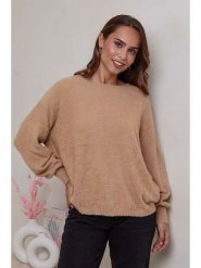 Soft Cashmere Sweter w kolorze karmelowym rozmiar: 34/36. Brązowe swetry klasyczne damskie Soft Cashmere, z kaszmiru, bez kołnierzyka. Za 171.54 zł.