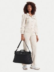 Guess Torba Follie TWNN96 76903 Czarny. Czarne torby sportowe Guess, z aplikacjami, z materiału. Za 824.99 zł.