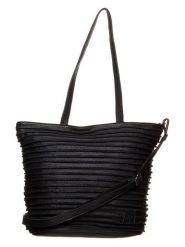 FREDs BRUDER Skórzany shopper bag "Puzz Riffle" w kolorze czarnym - 30 x 28 x 21 cm rozmiar: onesize. Czarne shopper bag FREDs BRUDER, bez wzorów, z materiału, przez ramię, bez dodatków. Za 293.59 zł.