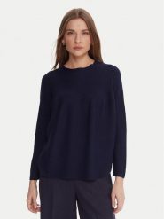 Kontatto Sweter 3M0811C Granatowy Regular Fit. Niebieskie swetry klasyczne damskie Kontatto, m, z syntetyku, bez kołnierzyka. Za 269.99 zł.