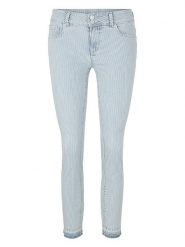 Tom Tailor Dżinsy - Slim fit - w kolorze błękitno-białym rozmiar: W34/L28. Białe jeansy damskie Tom Tailor. Za 48.28 zł.