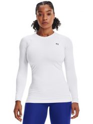 Under Armour Koszulka funkcyjna w kolorze białym rozmiar: S. Białe koszulki damskie Under Armour, s, bez wzorów, z materiału, bez kołnierzyka, bez ramiączek. Za 149.31 zł.