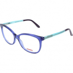 Oprawki "CA6648" w kolorze niebieskim. Niebieskie okulary przeciwsłoneczne damskie Carrera, Ferragamo. W wyprzedaży za 119.95 zł.