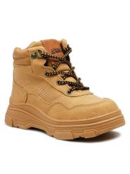 Action Boy Trapery AVO-326-003 Brązowy. Brązowe buty zimowe chłopięce Action Boy, ze skóry, bez zapięcia. Za 139.99 zł.