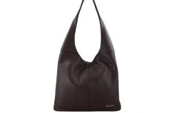 Worek skórzany BARBERINI'S c. brązowy 994-11. Brązowe shopper bag Barberinis, ze skóry, duże, bez dodatków. Za 259.99 zł.