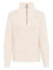 Camel Active Sweter w kolorze kremowym rozmiar: L. Brązowe swetry klasyczne damskie Camel Active, l, z wełny, bez kołnierzyka. Za 211.31 zł.
