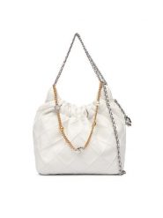 Tory Burch Torebka Fleming 164022 Biały. Białe torebki klasyczne damskie Tory Burch, ze skóry, bez dodatków. Za 2,699.00 zł.