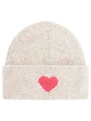 Zwillingsherz Czapka "Heart" w kolorze jasnoszarym rozmiar: onesize. Szare czapki damskie Zwillingsherz, bez wzorów, z materiału. Za 129.95 zł.
