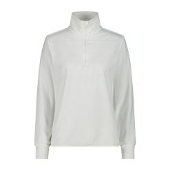 Bluza damska turystyczna CMP 34G4206. Białe bluzy damskie CMP, na zimę, m, bez wzorów, bez kaptura. Za 249.99 zł.