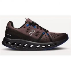 Buty do biegania damskie On Cloudsurfer. Brązowe obuwie sportowe damskie On, z materiału, bez zapięcia, do biegania. W wyprzedaży za 667.55 zł.
