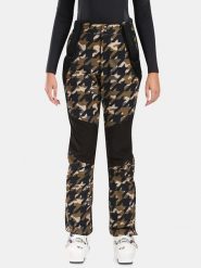 Kilpi Spodnie narciarskie "Torien" w kolorze oliwkowo-czarnym rozmiar: 46. Brązowe spodnie dresowe damskie Kilpi, m, bez wzorów. Za 491.99 zł.