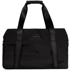 WINGS Torba sportowo - podróżna SKYLARK black 45cm / 18.9 litrów. Czarne torby podróżne Wings, w ażurowe wzory, z materiału, duże. Za 149.99 zł.