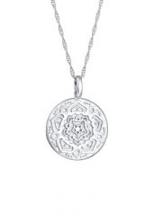 Elli Damska zawieszka mandala 925 Sterling Silver Naszyjniki 1 ct Damski. Szare naszyjniki damskie Elli, srebrne. Za 293.99 zł.
