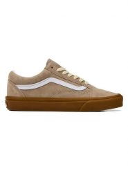 Vans Skórzane sneakersy "Old Skool" w kolorze beżowym rozmiar: 44. Brązowe obuwie sportowe damskie Vans, bez zapięcia. Za 197.63 zł.