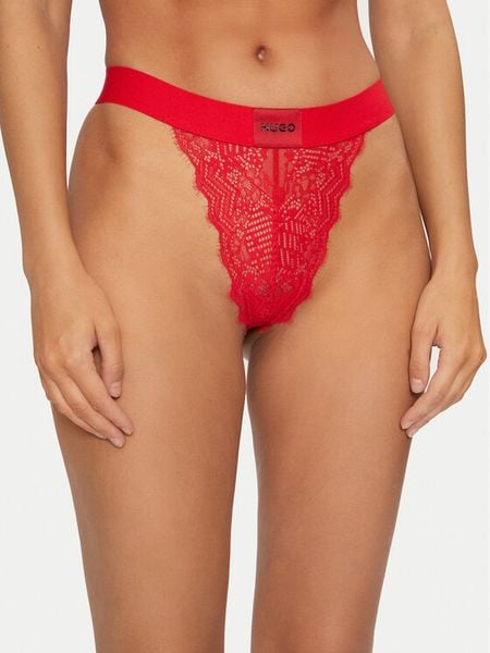 Hugo Stringi 50502780 Czerwony. Czerwone stringi Hugo, bez wzorów, z syntetyku. Za 79.99 zł.