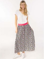 Zwillingsherz Spódnica "Leo Forever" w kolorze jasnoróżowym rozmiar: L/XL. Różowe spódnice damskie Zwillingsherz, na co dzień, l, bez wzorów, z wiskozy, maxi. Za 104.99 zł.