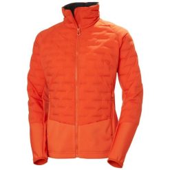 Damska kurtka puchowa Helly Hansen Hybrid Stretch Insulator. Brązowe kurtki damskie Helly Hansen, bez wzorów, z puchu, bez kaptura. Za 738.50 zł.