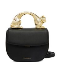 KARL LAGERFELD Torebka B2W30076 Czarny. Czarne torebki klasyczne damskie KARL LAGERFELD, ze skóry, bez dodatków. Za 1,299.00 zł.