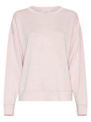 MOSS COPENHAGEN Bluza "Ima" w kolorze jasnoróżowym rozmiar: L/XL. Różowe bluzy damskie Moss Copenhagen, l, bez wzorów, bez kaptura. Za 110.81 zł.