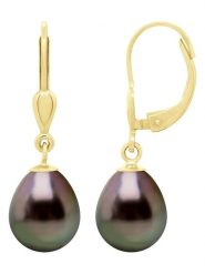 ATELIERS SAINT GERMAIN Złote kolczyki z perłami Tahiti rozmiar: onesize. Żółte kolczyki damskie ATELIERS SAINT GERMAIN, z perłą, złote. Za 1,196.99 zł.