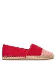 Tommy Hilfiger Espadryle Script Crochet Espadrille FW0FW09502 Czerwony. Czerwone espadryle damskie Tommy Hilfiger, bez wzorów, z materiału, bez obcasa. Za 369.99 zł.