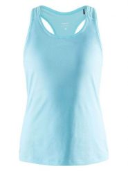Craft Top sportowy "ADV Essence" w kolorze błękitnym rozmiar: XS. Niebieskie koszulki sportowe damskie Craft, xs, bez wzorów, bez ramiączek, outdoorowe. Za 73.99 zł.