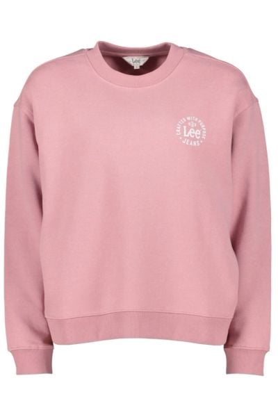DAMSKA BLUZA LEE CREW SWEATER PRETTY PLUM 112371895. Bluzy damskie Lee, m, bez wzorów, bez kaptura. Za 199.99 zł.