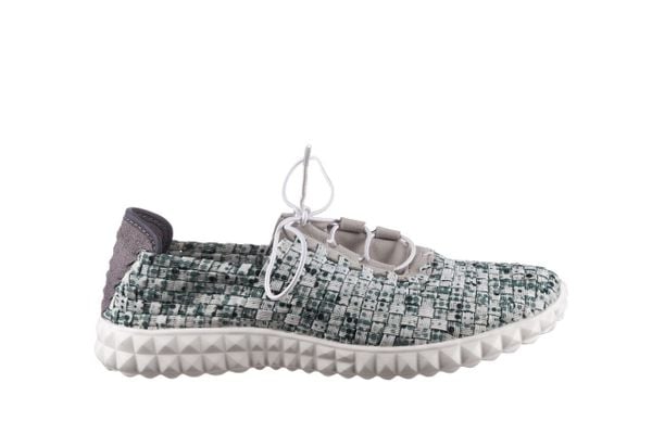 Półbuty Rock Noam White Green Points Smoke, Zielony/ Biały, Materiał - 37. Białe obuwie sportowe casual damskie Rock Spring, z materiału, bez zapięcia. W wyprzedaży za 89.10 zł.