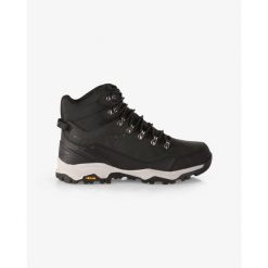 Unisex wysokie buty outdoorowe Kilpi TRACKER HIGH WP-U. Czarne obuwie trekkingowe damskie Kilpi, z nylonu, bez zapięcia. Za 422.05 zł.