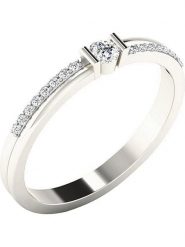 Diamant Vendôme Złoty pierścionek z diamentami rozmiar: 57. Szare pierścionki damskie Diamant Vendöme, z diamentem, złote. Za 1,252.99 zł.