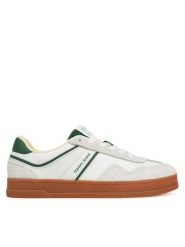 Tommy Jeans Sneakersy The Greenwich Mix Media EN0EN02730 Biały. Białe obuwie sportowe damskie Tommy Jeans, z jeansu, bez zapięcia. Za 249.99 zł.