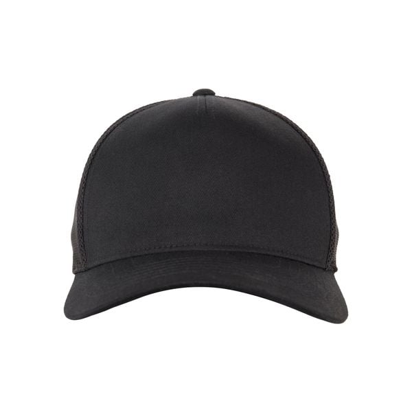 Czapka Flexfit 110 Trucker. Szare czapki z daszkiem damskie FLEXFIT, bez wzorów, z bawełny. Za 88.60 zł.
