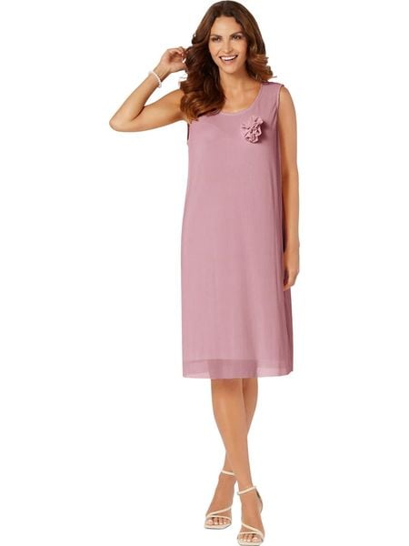 WITT WEIDEN Sukienka w kolorze szaroróżowym rozmiar: 40. Różowe sukienki damskie WITT WEIDEN, z aplikacjami, bez ramiączek. Za 66.00 zł.