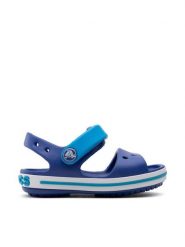 Crocs Sandały Crocband Sandal Kids 12856 Granatowy. Niebieskie sandały chłopięce Crocs, z tworzywa sztucznego, bez zapięcia. Za 109.99 zł.