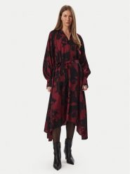 KARL LAGERFELD Sukienka codzienna B4W13006 Czerwony Regular Fit. Czerwone sukienki damskie KARL LAGERFELD, bez wzorów, z wiskozy, bez ramiączek. Za 1,299.00 zł.