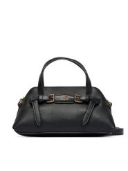 Tommy Hilfiger Torebka Th Buckle Mini Tote AW0AW19034 Czarny. Czarne torebki klasyczne damskie Tommy Hilfiger, ze skóry, bez dodatków. Za 529.99 zł.