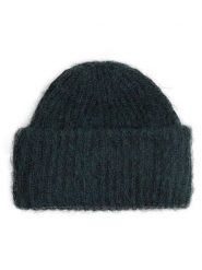 MOSS COPENHAGEN Czapka "Annalisa" w kolorze ciemnozielonym rozmiar: onesize. Zielone czapki damskie Moss Copenhagen, bez wzorów, z materiału. Za 118.45 zł.