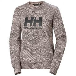 Bluza sportowa damska Helly Hansen Hh Logo Crew Sweat Graphic 2. Brązowe bluzy damskie Helly Hansen, na zimę, m, bez wzorów, bez kaptura. W wyprzedaży za 301.00 zł.