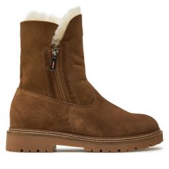 Botki Olang. Brązowe botki damskie Olang, bez obcasa, na płaskiej podeszwie, bez zapięcia. Za 719.99 zł.
