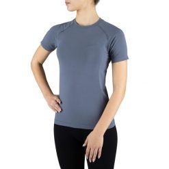 Koszulka termiczna damska Viking Breezer Lady. Szare koszulki damskie Viking, l, bez wzorów, bez kołnierzyka, bez ramiączek. Za 85.79 zł.