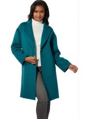 WITT WEIDEN Płaszcz przejściowy w kolorze turkusowym rozmiar: 38. Niebieskie płaszcze damskie WITT WEIDEN, bez wzorów, bez kaptura. Za 126.99 zł.