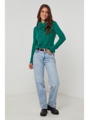 Soft Cashmere Golf w kolorze zielonym rozmiar: 38/40. Zielone golfy damskie Soft Cashmere, bez wzorów, z kaszmiru, bez ramiączek. Za 126.99 zł.