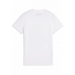 Damska koszulka do padla z grafiką INDIVIDUAL PUMA White. Białe bluzki damskie Puma, l, bez wzorów, bez kołnierzyka, bez ramiączek. W wyprzedaży za 79.00 zł.