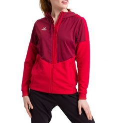 Damska kurtka z kapturem Erima Training. Czerwone kurtki damskie Erima, xs, bez wzorów, z kapturem. W wyprzedaży za 178.70 zł.