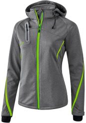 Kurtka damska Erima softshell fonction. Szare kurtki sportowe damskie Erima, m, bez wzorów, z materiału, z kapturem. Za 384.50 zł.