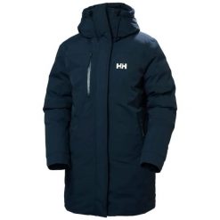 Parka dla kobiet Helly Hansen Adore. Niebieskie parki damskie Helly Hansen, na zimę, m, z materiału, bez kaptura. Za 1,616.35 zł.