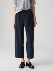 OPUS Spodnie w kolorze granatowym rozmiar: 42. Niebieskie spodnie materiałowe damskie Opus, bez wzorów, z materiału. Za 187.99 zł.