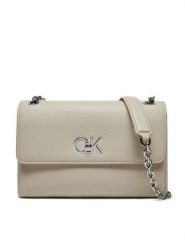 Calvin Klein Torebka K60K612554 Écru. Torebki klasyczne damskie Calvin Klein, ze skóry, bez dodatków. Za 639.99 zł.